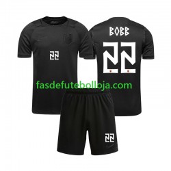 Camisola 2º Equipamento Seleção Norueguesa Oscar Bobb 22 World Cup 2026 Manga Curta ,Criança Camisola 2º Equipamento Seleção Norueguesa Oscar Bobb 22 World Cup 2026 Manga Curta ,Criança