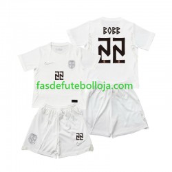 Camisola 3º Equipamento Seleção Norueguesa Oscar Bobb 22 World Cup 2026 Manga Curta ,Criança