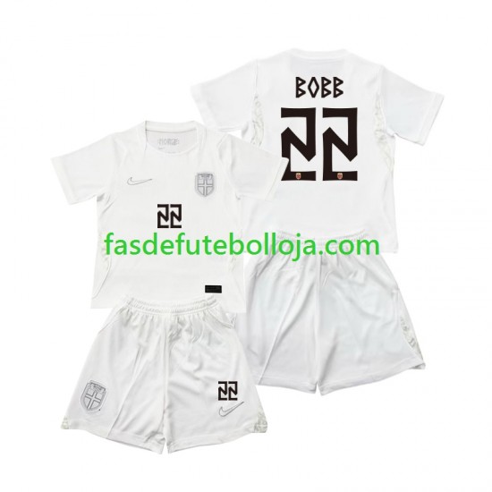Camisola 3º Equipamento Seleção Norueguesa Oscar Bobb 22 World Cup 2026 Manga Curta ,Criança Camisola 3º Equipamento Seleção Norueguesa Oscar Bobb 22 World Cup 2026 Manga Curta ,Criança