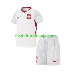 Camisola 1º Equipamento Selecção Polaca World Cup 2026 Manga Curta ,Criança
