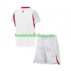 Camisola 1º Equipamento Selecção Polaca World Cup 2026 Manga Curta ,Criança