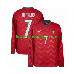 Camisola 1º Equipamento Seleção Portuguesa Cristiano Ronaldo 7 World Cup 2026 Manga Comprida ,Homem Camisola 1º Equipamento Seleção Portuguesa Cristiano Ronaldo 7 World Cup 2026 Manga Comprida ,Homem