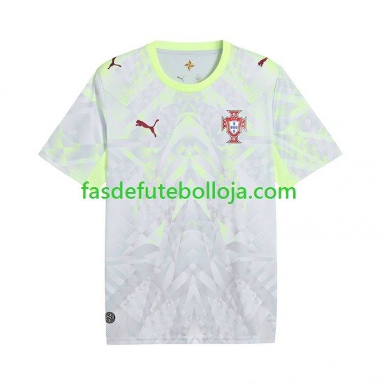 Camisola Guarda-redes 2º Equipamento Seleção Portuguesa World Cup 2026 Manga Curta ,Homem
