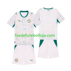Camisola 1º Equipamento Seleção Senegalesa 2026 2027 Manga Curta ,Criança
