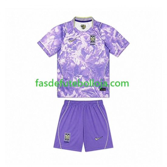 Camisola 2º Equipamento Seleção Sul-Coreana World Cup 2026 Manga Curta ,Criança Camisola 2º Equipamento Seleção Sul-Coreana World Cup 2026 Manga Curta ,Criança