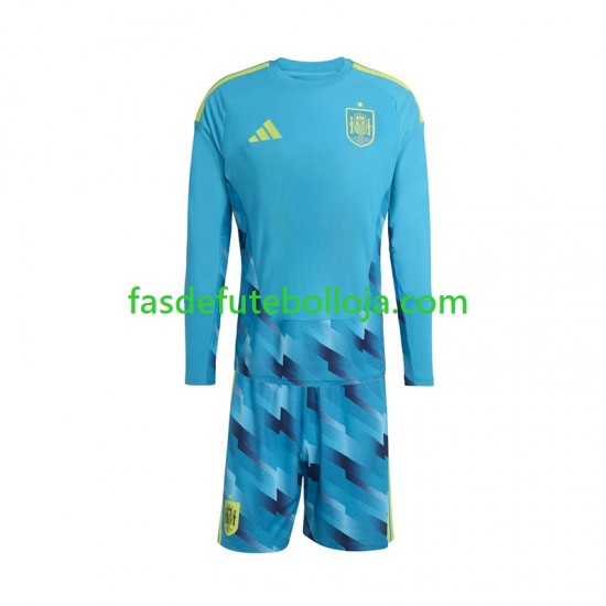Camisola Guarda-redes 1º Equipamento Seleção Espanhola World Cup 2026 Manga Comprida ,Criança Camisola Guarda-redes 1º Equipamento Seleção Espanhola World Cup 2026 Manga Comprida ,Criança