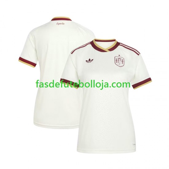 Camisola 2º Equipamento Seleção Espanhola World Cup 2026 Manga Curta ,Feminina Camisola 2º Equipamento Seleção Espanhola World Cup 2026 Manga Curta ,Feminina