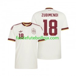Camisola 2º Equipamento Seleção Espanhola Martin Zubimendi 18 World Cup 2026 Manga Curta ,Homem