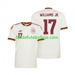 Camisola 2º Equipamento Seleção Espanhola Nico Williams 17 World Cup 2026 Manga Curta ,Homem