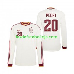 Camisola 2º Equipamento Seleção Espanhola Pedri 20 World Cup 2026 Manga Comprida ,Homem Camisola 2º Equipamento Seleção Espanhola Pedri 20 World Cup 2026 Manga Comprida ,Homem