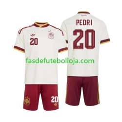 Camisola 2º Equipamento Seleção Espanhola Pedri 20 World Cup 2026 Manga Curta ,Criança Camisola 2º Equipamento Seleção Espanhola Pedri 20 World Cup 2026 Manga Curta ,Criança