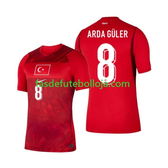 Camisola 1º Equipamento Seleção Turca Arda Guler 8 World Cup 2026 Manga Curta ,Homem