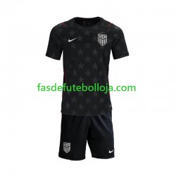 Camisola 2º Equipamento Seleção Estados Unidos World Cup 2026 Manga Curta ,Criança