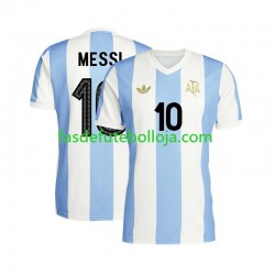 Camisola 1º Equipamento Seleção Argentina Lionel Messi 10 50 Anniversary Manga Curta ,Homem