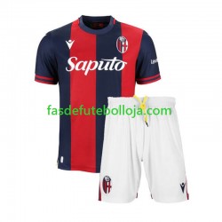 Camisola 1º Equipamento Bologna 2024-2025 Manga Curta ,Criança
