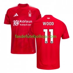 Camisola 1º Equipamento Nottingham Forest Chris Wood 11 2024-2025 Manga Curta ,Homem