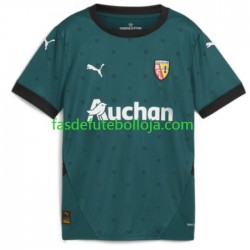 Camisola 2º Equipamento RC Lens 2024-2025 Manga Curta ,Homem