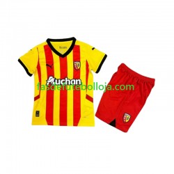 Camisola 1º Equipamento RC Lens 2024-2025 Manga Curta ,Criança