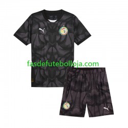 Camisola Guarda-redes 2º Equipamento Seleção Senegalesa 2025 Manga Curta ,Criança