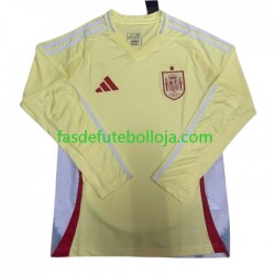 Camisola 2º Equipamento Seleção Espanhola Euro 2024 Manga Comprida ,Homem