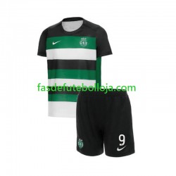 Camisola 1º Equipamento Sporting CP Gyokeres 9 2024-2025 Manga Curta ,Criança