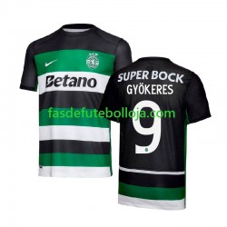 Camisola 1º Equipamento Sporting CP Gyokeres 9 2024-2025 Manga Curta ,Homem