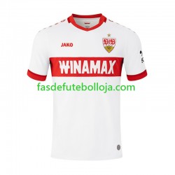 Camisola 1º Equipamento VfB Stuttgart 2024-2025 Manga Curta ,Homem