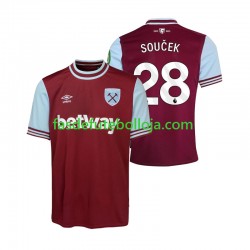 Camisola 1º Equipamento West Ham United SOUCEK 28 2024-2025 Manga Curta ,Homem