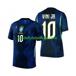 Camisola 2º Equipamento Seleção Brasileira Vinicius Junior 10 World Cup 2026 Manga Curta ,Homem