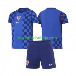 Camisola 2º Equipamento Seleção Croata World Cup 2026 Manga Curta ,Criança