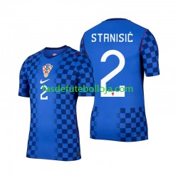 Camisola 2º Equipamento Seleção Croata Josip Stanisic 2 World Cup 2026 Manga Curta ,Homem