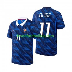 Camisola 1º Equipamento Seleção Francesa Michael Olise 11 World Cup 2026 Manga Curta ,Homem