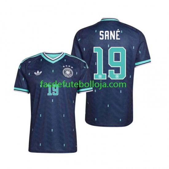 Camisola 2º Equipamento Seleção Alemã Leroy Sane 19 World Cup 2026 Manga Curta ,Homem