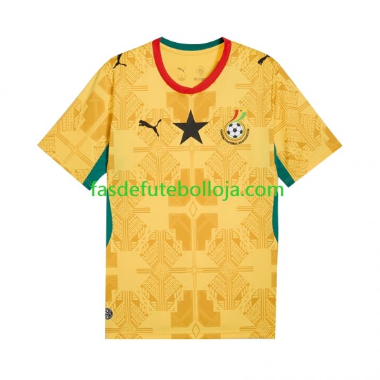Camisola 2º Equipamento Seleção Ganesa World Cup 2026 Manga Curta ,Homem