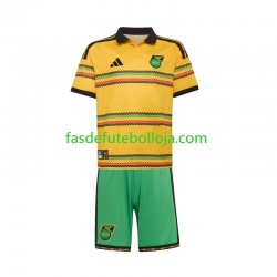 Camisola 1º Equipamento Seleção Jamaicana World Cup 2026 Manga Curta ,Criança