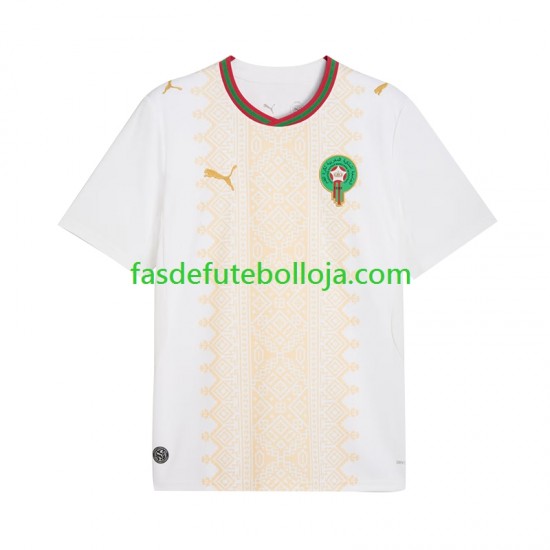 Camisola 2º Equipamento Seleção Marroquina World Cup 2026 Manga Curta ,Homem