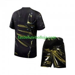 Camisola 4º Equipamento Paris Saint-Germain Night Edition 2025-2026 Manga Curta ,Criança