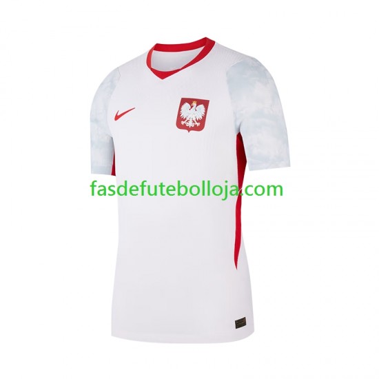 Camisola 1º Equipamento Selecção Polaca 2026 2027 Manga Curta ,Homem