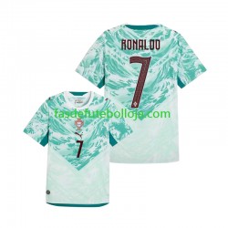Camisola 2º Equipamento Seleção Portuguesa Cristiano Ronaldo 7 2026 2027 Manga Curta ,Homem