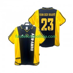 Camisola 2º Equipamento AFC Ajax VAN DER VAART 23 2000 2001 Manga Curta Retro ,Homem