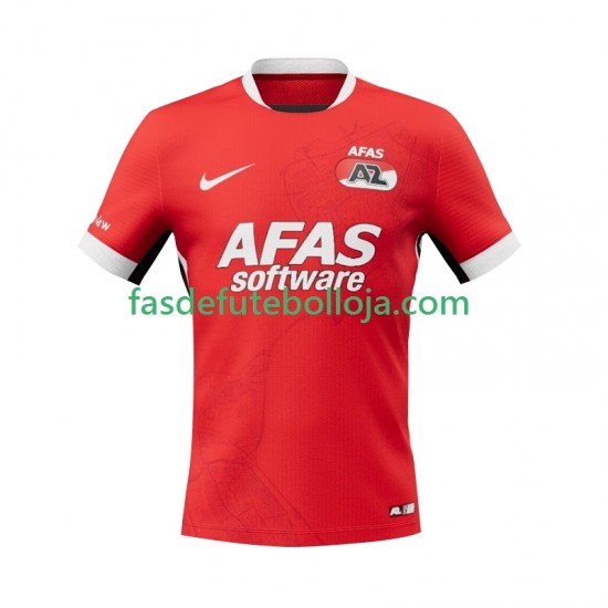 Camisola 1º Equipamento AZ Alkmaar 2025-2026 Manga Curta ,Homem