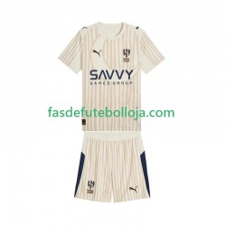 Camisola 2º Equipamento Al Hilal CWC 2025-2026 Manga Curta ,Criança