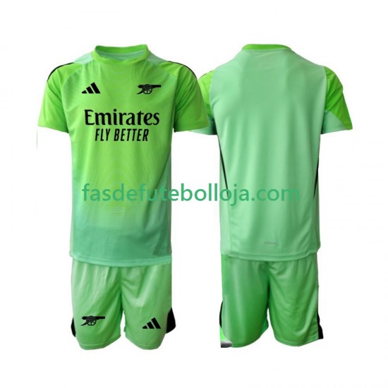 Camisola Guarda-redes 2º Equipamento Arsenal 2025-2026 Manga Curta ,Criança