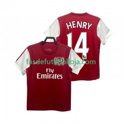 Camisola 1º Equipamento Arsenal HENRY 14 2012 2011 Manga Curta Retro ,Homem