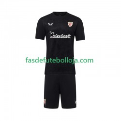Camisola Guarda-redes 1º Equipamento Athletic Bilbao 2025-2026 Manga Curta ,Criança
