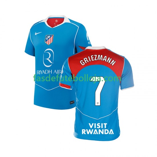 Camisola 3º Equipamento Atlético Madrid Antoine Griezmann 7 2025-2026 Manga Curta ,Homem