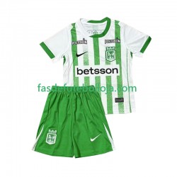 Camisola 1º Equipamento Atletico Nacional 2025 Manga Curta ,Criança