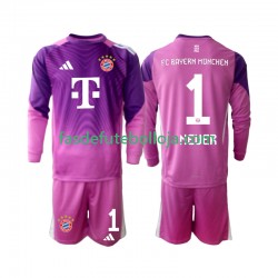 Camisola Guarda-redes 4º Equipamento Bayern de Munique Manuel Neuer 1 2025-2026 Manga Comprida ,Criança