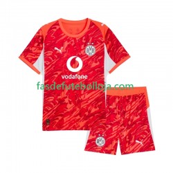 Camisola Guarda-redes 2º Equipamento Borussia Dortmund 2025-2026 Manga Curta ,Criança
