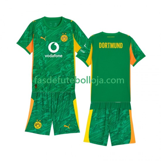 Camisola Guarda-redes 1º Equipamento Borussia Dortmund 2025-2026 Manga Curta ,Criança